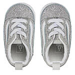 Дитячі кеди низькі Vans In Old Skool Crib VN0A3U8KX1K1 18 розмір Сріблястий, фото 5