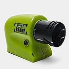 Точилка для ножів та ножиць 2в1, Knife Sharpener + Подарунок Відкривалка для банок / Універсальна ножі, фото 3