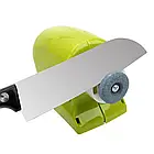 Точилка для ножів та ножиць 2в1, Knife Sharpener + Подарунок Відкривалка для банок / Універсальна ножі, фото 6