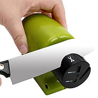 Точилка для ножей и ножниц 2в1, Knife Sharpener, от батареек / Универсальная ножеточка