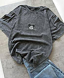 Жіноча футболка принт Міккі Маус, тай-дай, вільного крою, кулірка Туреччина, повсякденна | Норма та батал, фото 8