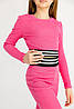 Костюм для дівчинки топ і штани-кльош <unk> Турецький рубчик колір рожевий, фото 8