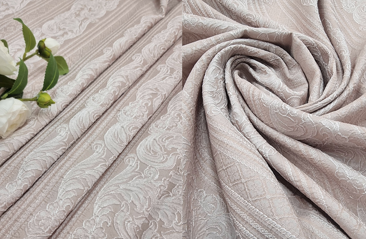 Готовий комплект штор "Манчестер" Пудра