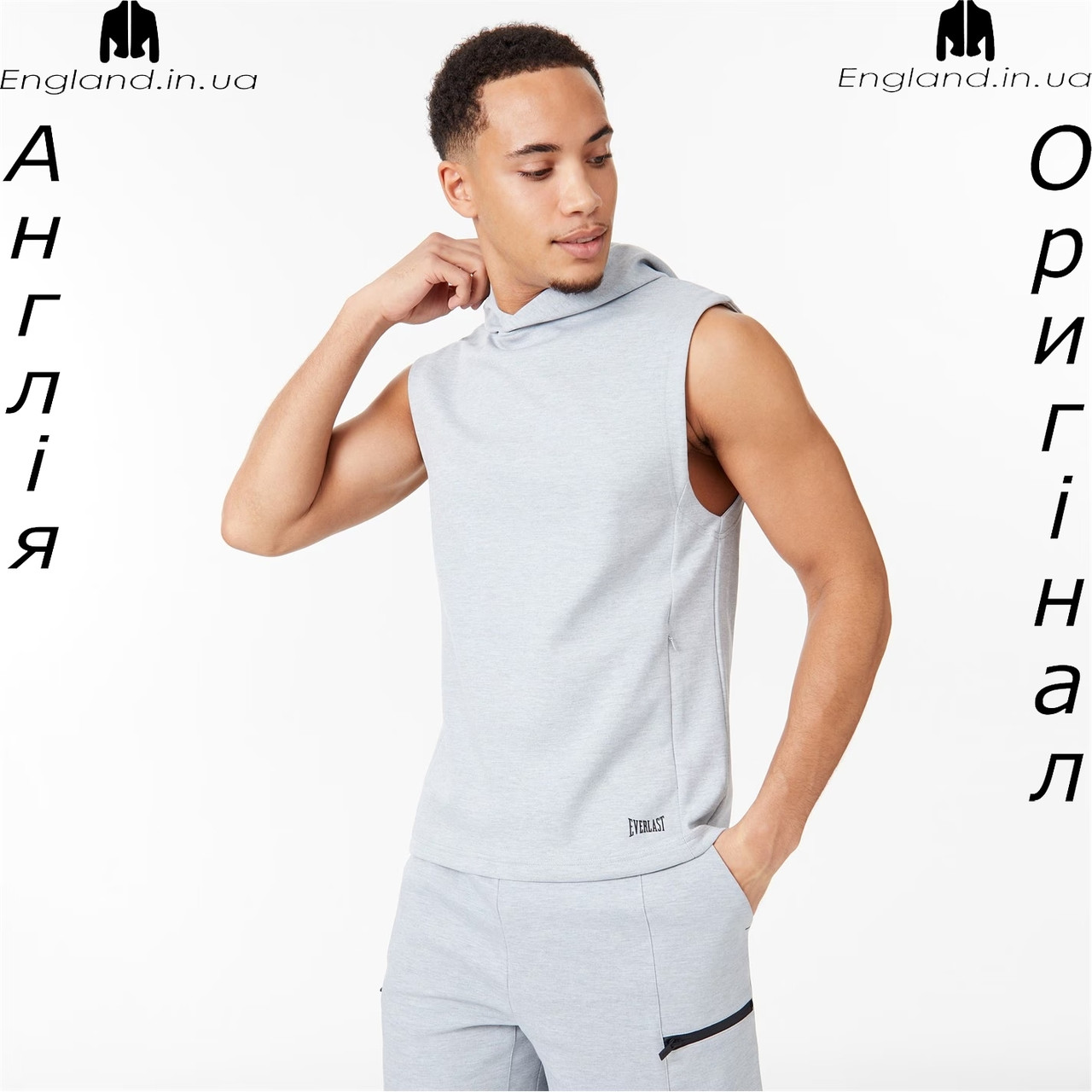 Кофта худі чоловіча Everlast (Еверласт) з Англії - для бігу і тренувань, фото 1