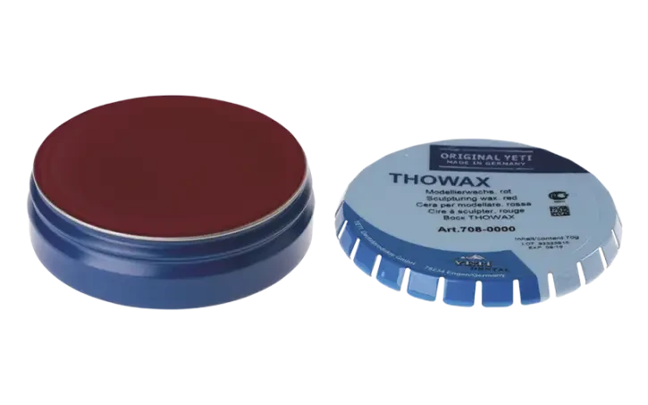 Моделювальний (зуботехнічний) віск, червоний напівпрозорий. Yeti Dental THOWAX (Товакс), 70 г