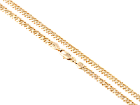 Цепочка Xuping Позолота 18K "Плетение Двойной Ромб" длина 45см х 4мм
