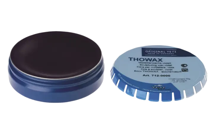 Моделювальний (зуботехнічний) віск, фіолетовий напівпрозорий. Yeti Dental THOWAX (Товакс), 70 г, фото 1