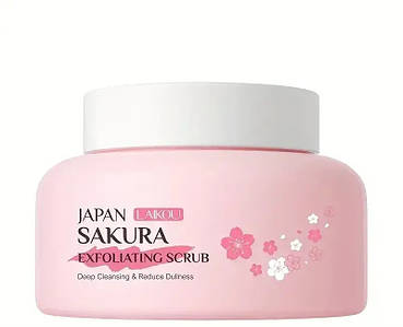 Скраб для обличчя з екстрактом Сакури Laikou Japan Sakura, 100г