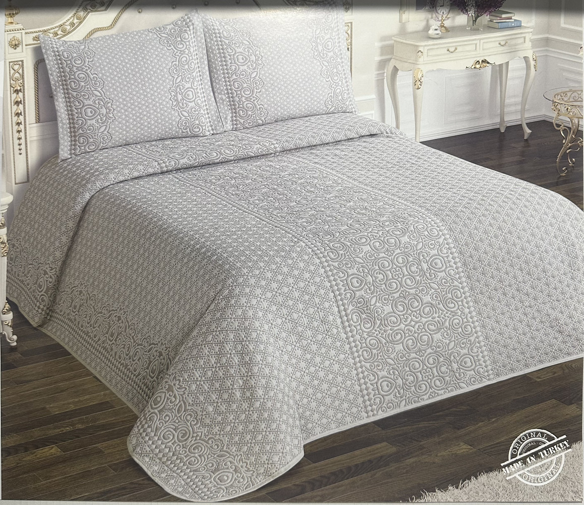 Покривало жакардове з наволочками My Bed "Linea" 240х260 см