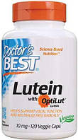 Лютеин, Lutein with OptiLut, Doctors Best, 10 мг, 120 капсул