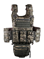 Модульная армейская плитоноска пиксель быстрого сброса, военный разгрузочный жилет тактический с карманами
