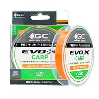 Леска GC Evo-X Carp 300м Sicilian Orange 0.261мм