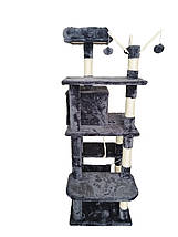 Кігтеточка, будиночок, дряпка для кішок Avko CatTree 1062 Grey, фото 5