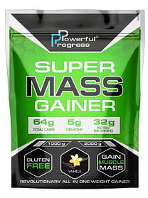 Гейнер Super Mass Gainer Vanilla Powerful Progress, 2000 г