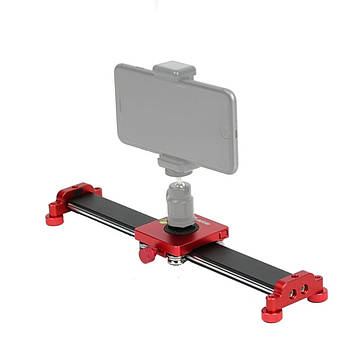 Слайдер AccPro Sutefoto M-30R red для камер фото видео