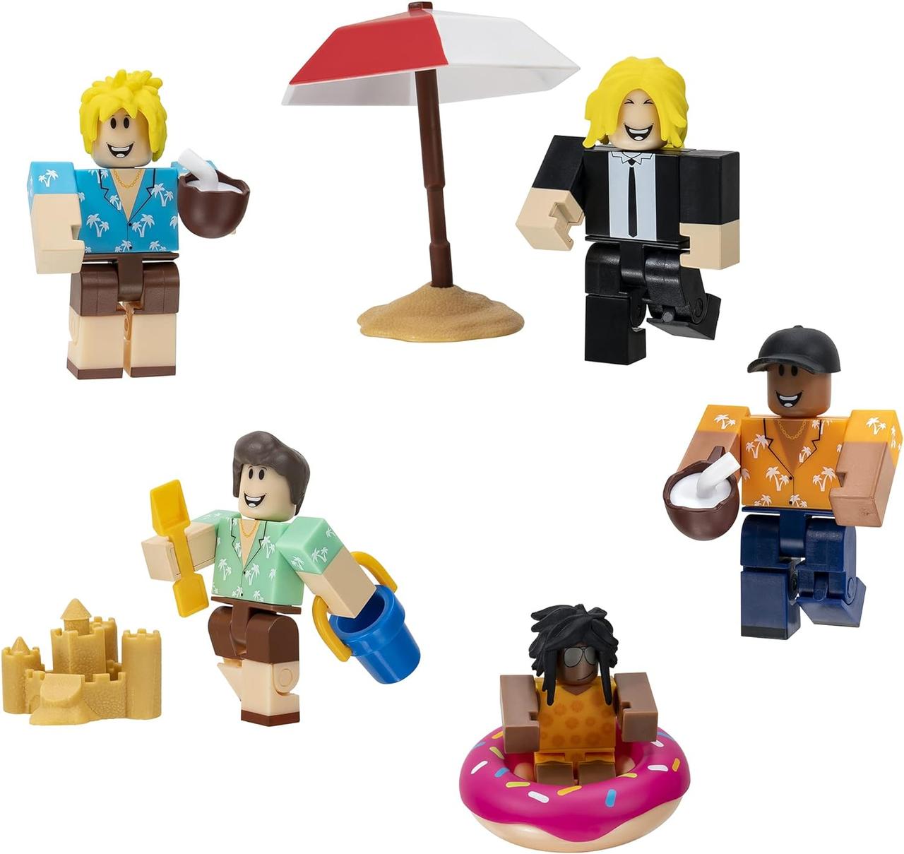 Колекційні фігурки Роблокс Ігровий набір пляж Roblox Multipack Tropical Resort Tycoon
