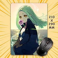 Килимок для мишки А4 - 210x290 мм Cyberpunk Edgerunners / Кіберпанк Ті, що біжать по краю 013