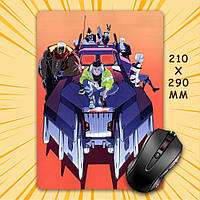 Килимок для мишки А4 - 210x290 мм Cyberpunk Edgerunners / Кіберпанк Ті, що біжать по краю 019