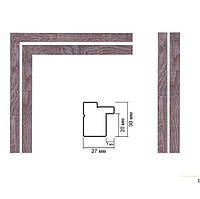 Рамка пластикова без узору для картин вишивки та фото Розмір 30*30 DM 2730 1711 1