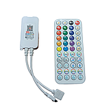Контролер WI-FI RGB для світлодіодної стрічки + ІЧ пульт 6А 5-24V #184 Tuya, фото 2