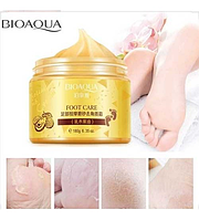 Отшелушивающий крем - скраб для стоп BIOAQUA Shea Butter Foot Massage, 180g.