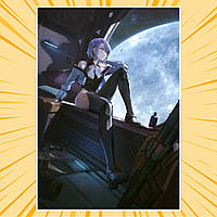 Плакат А4 Аніме Cyberpunk Edgerunners / Кіберпанк Ті, що біжать по краю 002