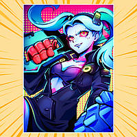 Плакат А4 Аніме Cyberpunk Edgerunners / Кіберпанк Ті, що біжать по краю 005