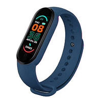 Фитнес браслет FitPro Smart Band M6 (смарт часы, пульсоксиметр, пульс). NS-136 Цвет: синий skr