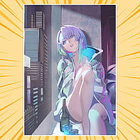 Плакат А4 Аніме Cyberpunk Edgerunners / Кіберпанк Ті, що біжать по краю 016