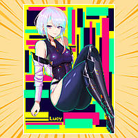 Плакат А4 Аніме Cyberpunk Edgerunners / Кіберпанк Ті, що біжать по краю 020