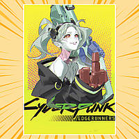 Плакат А4 Аніме Cyberpunk Edgerunners / Кіберпанк Ті, що біжать по краю 021