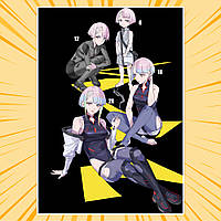 Плакат А4 Аніме Cyberpunk Edgerunners / Кіберпанк Ті, що біжать по краю 022