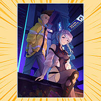 Плакат А4 Аніме Cyberpunk Edgerunners / Кіберпанк Ті, що біжать по краю 023