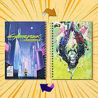 Скетчбук А5 48 арк. 150 гр.м² Cyberpunk Edgerunners / Кіберпанк Ті, що біжать по краю