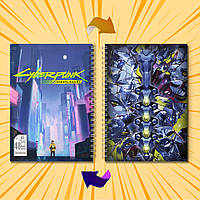 Скетчбук А5 48 арк. 150 гр.м² Cyberpunk Edgerunners / Кіберпанк Ті, що біжать по краю 004