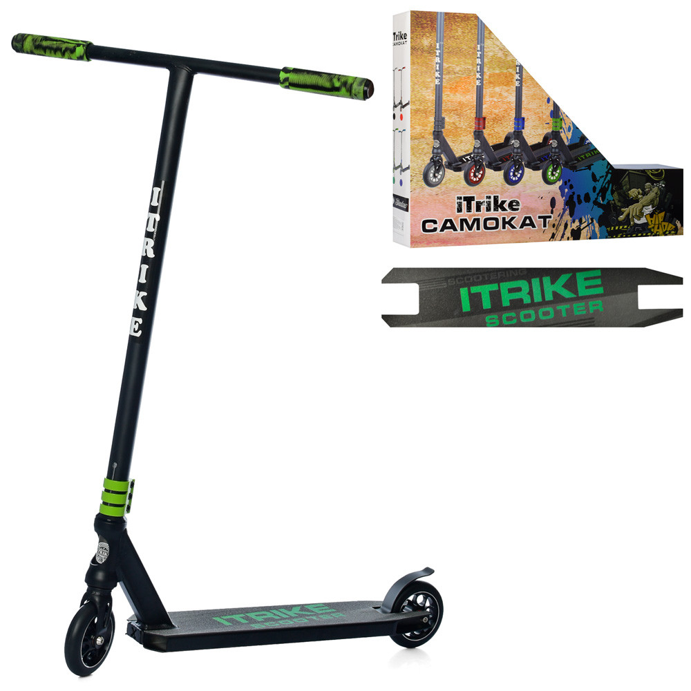 Трюковий самокат iTrike SR 2-068-4-B для екстремального катання, система HIC, 2 кольори, фото 1