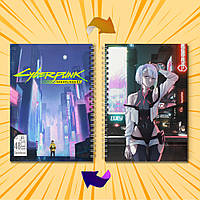 Скетчбук А5 48 арк. 150 гр.м² Cyberpunk Edgerunners / Кіберпанк Ті, що біжать по краю 007
