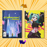 Скетчбук А5 48 арк. 150 гр.м² Cyberpunk Edgerunners / Кіберпанк Ті, що біжать по краю 008