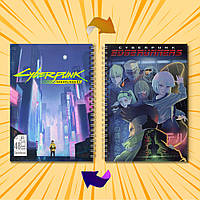 Скетчбук А5 48 арк. 150 гр.м² Cyberpunk Edgerunners / Кіберпанк Ті, що біжать по краю 010