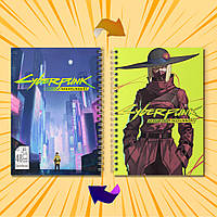 Скетчбук А5 48 арк. 150 гр.м² Cyberpunk Edgerunners / Кіберпанк Ті, що біжать по краю 012