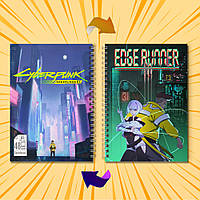 Скетчбук А5 48 арк. 150 гр.м² Cyberpunk Edgerunners / Кіберпанк Ті, що біжать по краю 014