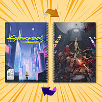 Скетчбук А5 48 арк. 150 гр.м² Cyberpunk Edgerunners / Кіберпанк Ті, що біжать по краю 015