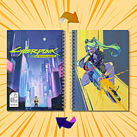 Скетчбук А5 48 арк. 150 гр.м² Cyberpunk Edgerunners / Кіберпанк Ті, що біжать по краю 018