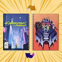 Скетчбук А5 48 арк. 150 гр.м² Cyberpunk Edgerunners / Кіберпанк Ті, що біжать по краю 019