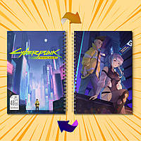Скетчбук А5 48 арк. 150 гр.м² Cyberpunk Edgerunners / Кіберпанк Ті, що біжать по краю 023