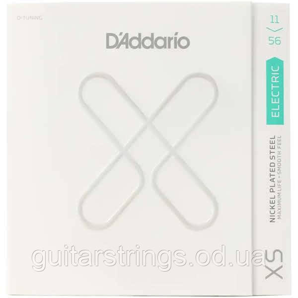 Струны D'Addario XSE1156 XS Coated Nickel Plated Medium Top Extra Heavy Bottom 11-56
