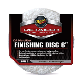 Мікрофібровий фінішний круг Meguiar's DMF6 DA Microfiber Finishing Disc 6 ", 15 см - 2 шт.