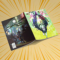 Зошит А5 48 арк. на скобі у клітинку 60 гр.м²  Cyberpunk Edgerunners / Кіберпанк Ті, що біжать по краю