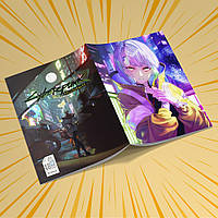 Зошит А5 48 арк. на скобі у клітинку 60 гр.м²  Cyberpunk Edgerunners / Кіберпанк Ті, що біжать по краю 003