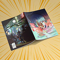 Зошит А5 48 арк. на скобі у клітинку 60 гр.м²  Cyberpunk Edgerunners / Кіберпанк Ті, що біжать по краю 009